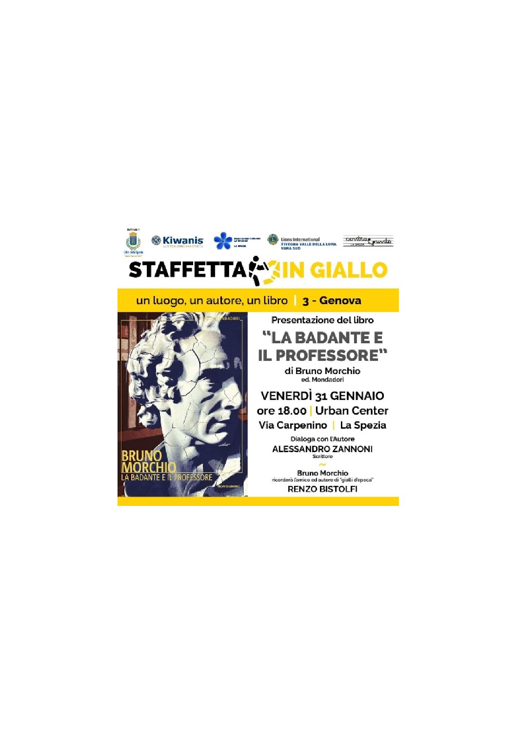 “LA BADANTE E IL PROFESSORE” di Bruno Morchio